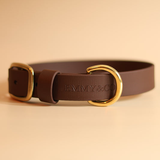 Dark brown Classic Collar